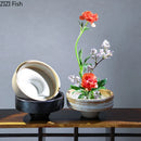 Axyaa Ceramic Flowerpot Vase for Beautifying Home Decor with Style