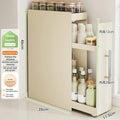 Axyaa Kitchen Pull-out Spice Rack Seasoning Organizer for Countertop Storage