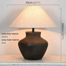 Axyaa Ceramic Table Lamp for Home and Hotel Living, Bedroom, Study, and Desk Lighting