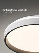 Axyaa LED Round Ceiling Lamp: Modern, Simple, & Stylish for Bedroom, Study, Balcony & Living Room