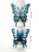 Axyaa Butterfly Crystal Shelf: Home Decor Essential Oil Rack & Floating Wall Display