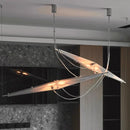 Axyaa Glass Branch Pendant Light Fixture - Modern LED Interior Lighting
