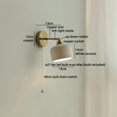 Axyaa Ceramic Shade LED Wall Lamp: Up Down Rotate Light for Living Room, Bathroom, Stairway