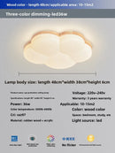Axyaa Wood Ceiling Light: Modern, Simple Main Light for Living Room & Bedroom