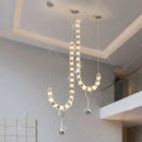 Axyaa Modern LED Pendant Chandeliers: Stylish Indoor Lighting for Living and Dining Rooms