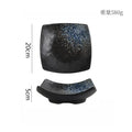 Axyaa Retro Ceramic Four Corner Bowl Set for Molecular Cuisine Tableware