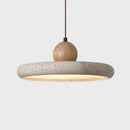 Axyaa Vintage Yellow Travertine LED Chandeliers - Interior Lighting Fixtures