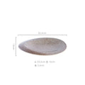 Axyaa Oval Ceramic Fish Plate Dessert Sushi Dish Specialty Tableware