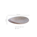Axyaa Oval Ceramic Fish Plate Dessert Sushi Dish Specialty Tableware