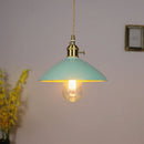 Axyaa Ceramic Copper LED Pendant Light for Home Indoor Decor - Nordic Hanglamp
