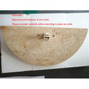 Axyaa Yellow Cave Stone Wall Lamp, Moon-shaped LED Decoration Light