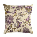 Axyaa Country Flower Bird Series Linen Pillowcase 45*45cm