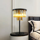 Axyaa Crystal Classic Floor Lamp: Modern Nordic Standing Light for Elegant Living Room Décor.