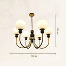 Axyaa Retro Cream Pendant Light for Home and Hospitality Spaces