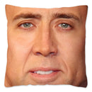 Nicolas Cage Sofa Pillow Cover by Axyaa - Home Decor Actor Cushion Case