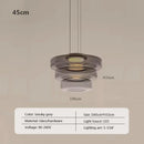 Axyaa Glass Pendant Lamp LED Chandelier for Home Decor