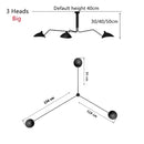 Axyaa Nordic Spider Pendant Light Multi 3/6heads Black Ceiling Lamp for Living Room Bedroom