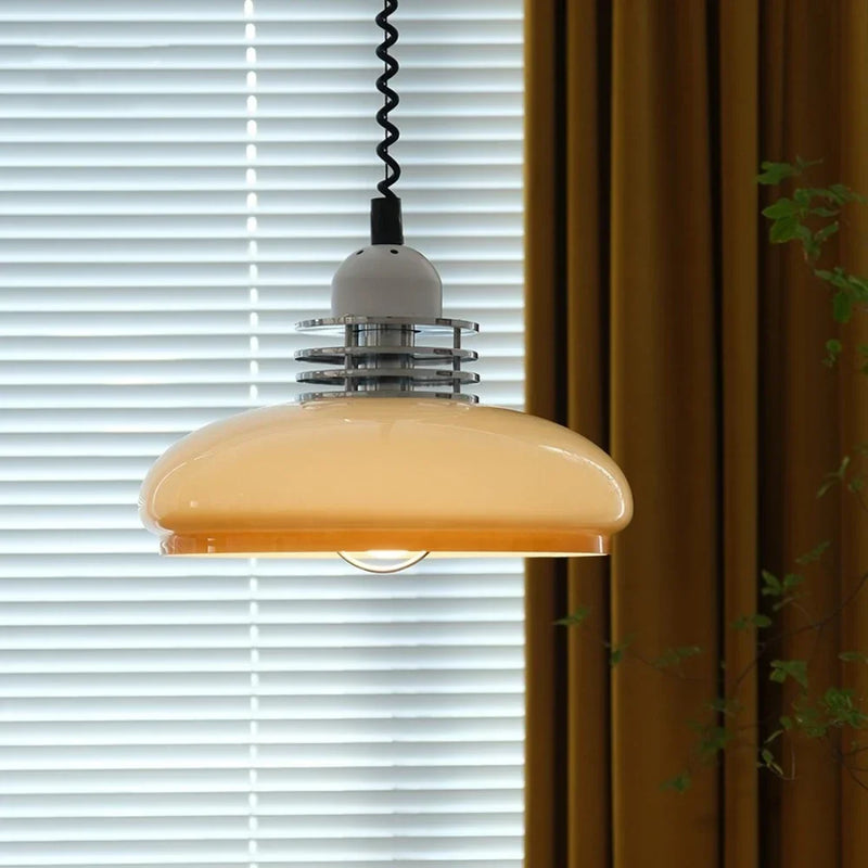 Axyaa Retro Glass Pendant Chandelier for Restaurant Bedroom Study Bar Lighting