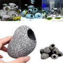 Axya Ceramic Cave Aquarium Ornament for Fish Tank, Shrimp Breeding, Pond Decor