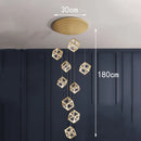 Axyaa LED Chandeliers for Modern Home Decor: Living Room Pendant Light Lamps
