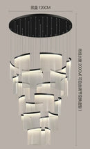 Axyaa Modern Chandelier Pendant Light for Living Room Staircase Lighting