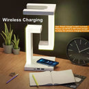 Axyaa LED Anti-gravity Night Light Desk Lamp with Wireless Charger