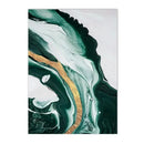 Green Marble Abstract Canvas Wall Art by Axyaa - Modern Nordic Home Decor