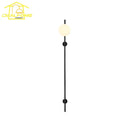 Axyaa Minimalist Double Head Black LED Wall Lamp - Bedroom Living Room Decor
