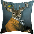 Nordic Cat Dogs Vintage Painting Pillow Cover 45x45cm for Home Hotel Sofa Bed