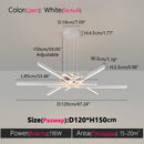 Axyaa LED Ceiling Lamp Energy Saving Light Creative Strip Lights