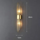 Modern LED Gold Wall Sconce by Axyaa for Home Decor, Living Room, Bedroom, Stairs
