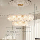Axyaa Luxury Glass Crystal Chandelier for Living Room, Bedroom, and Study