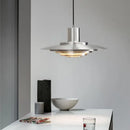 Axyaa Aluminum LED Pendant Chandelier for Dining Room Kitchen Bar Counter Bedroom