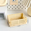 Axyaa Ins Folding Storage Rack Box | Portable Organizer for Desktop, Food, Toys & Stationery