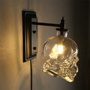 Axyaa Skull Light Glass Wall Lamp LED Industrial Wind Bar Decorative Lamps