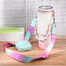 Axyaa 4Pcs Colorful Tumbler Accessories Set with Adjustable Strap & Handle Boot