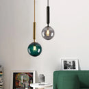 Axyaa Glass Ball Pendant Light: Modern Kitchen Dining Room Lamp Fixture