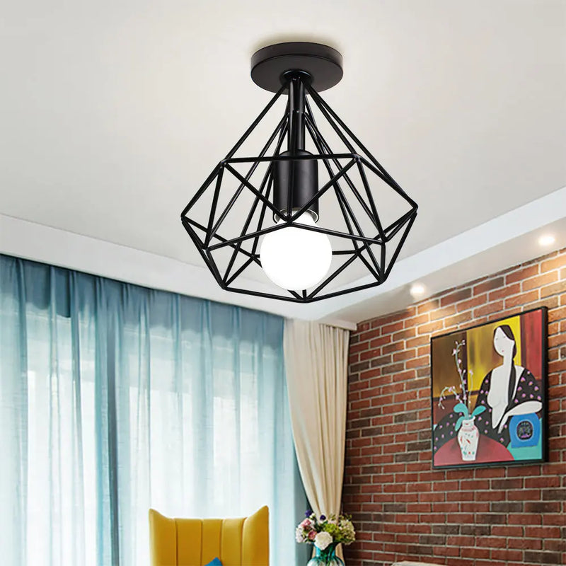 Vintage Industrial Ceiling Lamp Shade Retro Loft Plafonniers by Axya - Modern Design