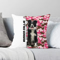 Axyaa American Akita Print Pillowcase: Cute Dog Cushion Cover for Home and Car