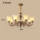 Axyaa Luxury Frosted Glass Chandelier for Living Room Bedroom
