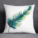 Axyaa Dark Green Floral Animal Pattern Pillow Case for Modern Home Decor