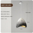 Axyaa LED Chandelier for Dining Room, Bedroom, or Living Room - Japanese Style Indoor Lighting Decor