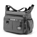 Axyaa Oxford Shoulder Bag: Large Capacity, Multi-Layer Pocket, Casual Men's Fashion Crossbody