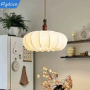 Axyaa French Retro Pumpkin LED Ceiling Chandelier Home Decor
