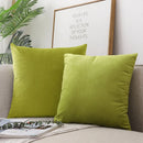 Axyaa Soft Velvet Cushion Cover - Breathable Home Decor Pillowcase for Living Room