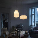 Axyaa Glass Whorls Cocoon Pendant Light: Elegant Illumination for Home Decor