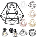 Axyaa Metal Wire Cage Pendant Light Cover Industrial Style for Ceiling Hanging Lamp