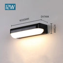 Axyaa Outdoor Waterproof LED Wall Lamp for Garden Courtyard and Porch