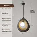 Axyaa Wabi Sabi Nordic LED Pendant Lights for Modern Home Decor
