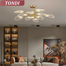 Axyaa Lotus Leaf Design LED Ceiling Light for Home Decor and Lighting Fixtures